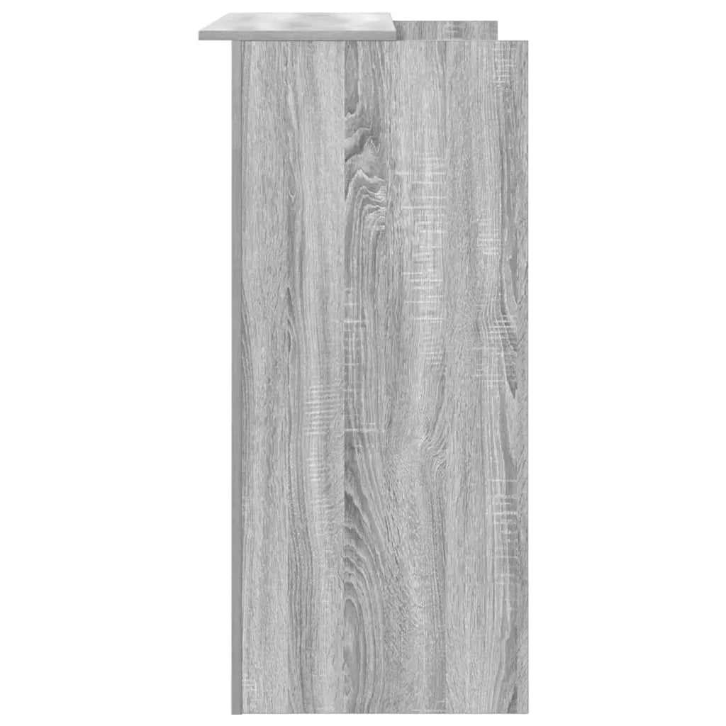vidaXL Banco Reception Grigio Sonoma 100x50x103,5 cm Legno Multistrato