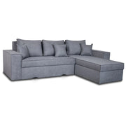Divano angolare grigio cenere 250x180 cm