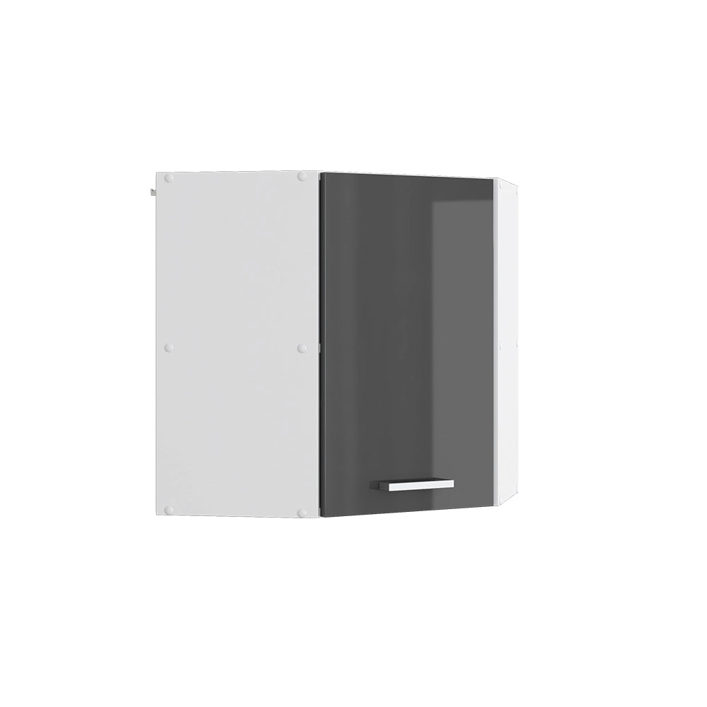 Vicco Mobile angolare da cucina Antracite lucido 57 cm