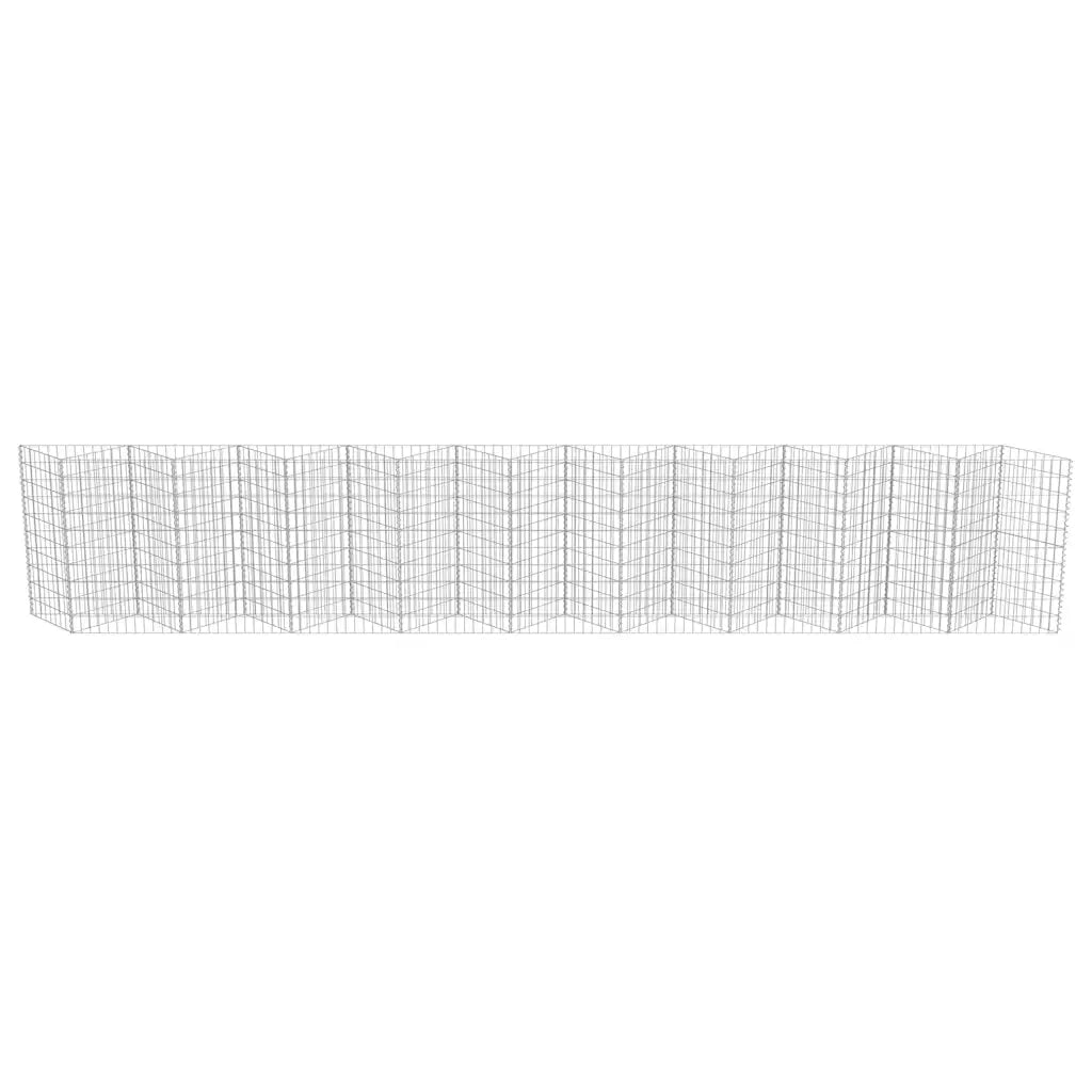 Gabbione in Acciaio Zincato 630x30x100 cm cod mxl 14596