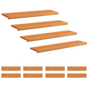 Tappeti per scale 12 pz 110 x 25 x 2 cm Marrone Chiaro 3446344
