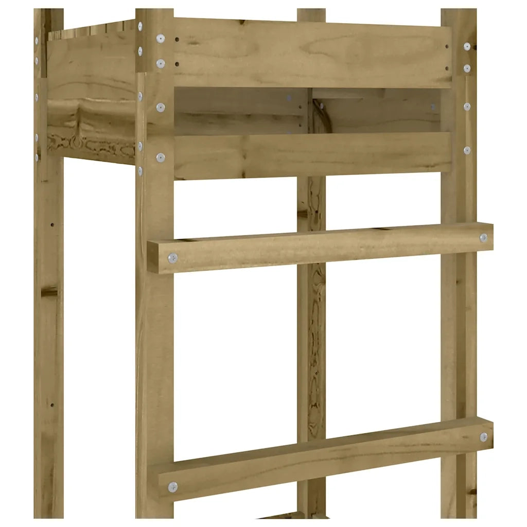 Torre da Gioco 52,5x46,5x206,5 cm in Legno di Pino Impregnato 826513