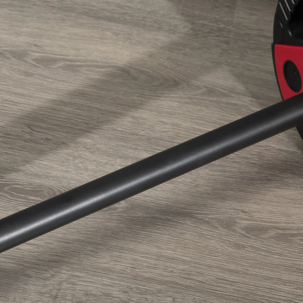 Set Bilanciere 20 kg ¨C Xylo ¨C 6 Dischi: 2x5kg, 2x2,5kg, 2x1,25kg, Barra Antiscivolo, Nero e Rosso