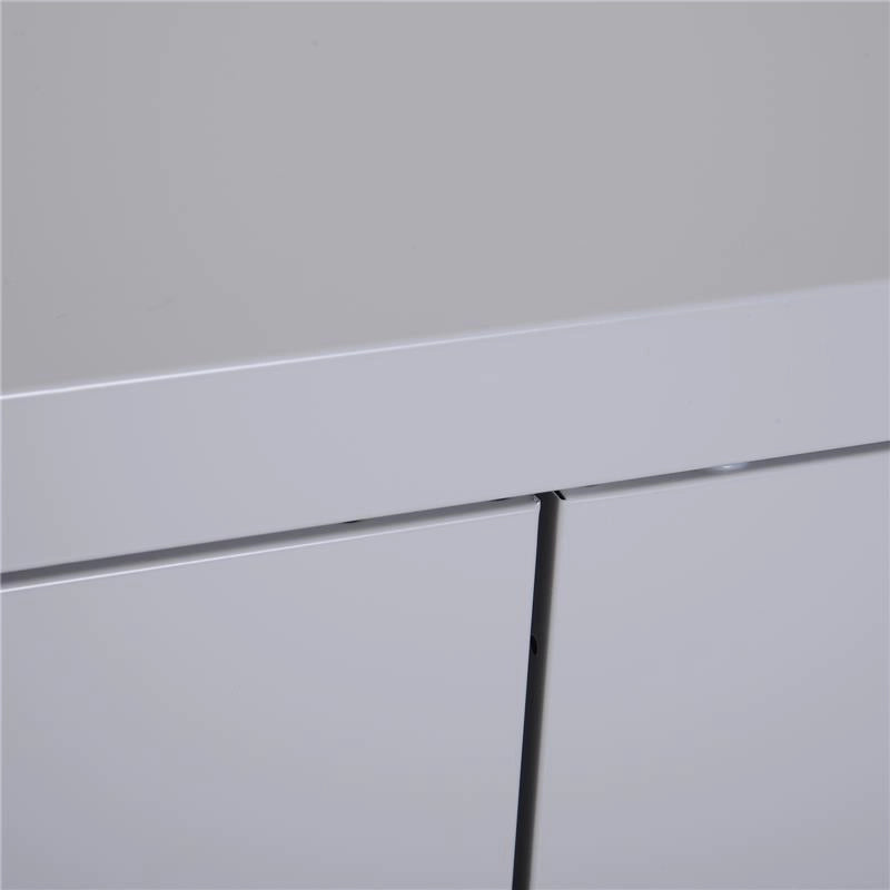 ARMADIETTO PORTADOCUMENTI CON CHIUSURA DI SICUREZZA IN ACCIAIO GRIGIO 80X40X92.5CM