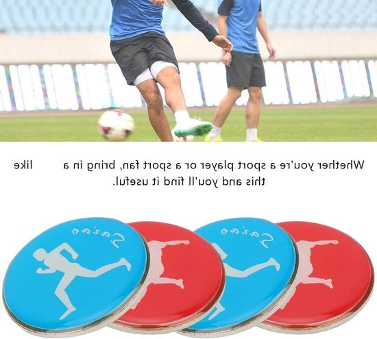 Fischietto Arbitro Calcio - 4 pezzi - Doppia faccia - Disegno Calcio Sportivo - Lancia Lato - Fischietto Arbitro Calcio - Specifiche tecniche richieste in HTML.