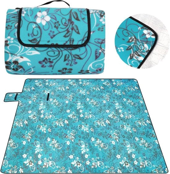 Tenda da picnic isolante 200 x 200 cm con fondo impermeabile - sabbia libera - outdoor e trasportabile - lavabile - per spiaggia, picnic, campeggio e escursione