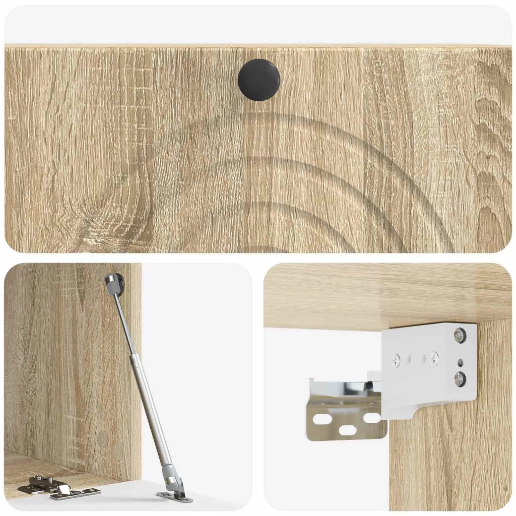 Mobile Porta TV da Muro Rovere Sonoma 78,5 x 41 x 30 cm