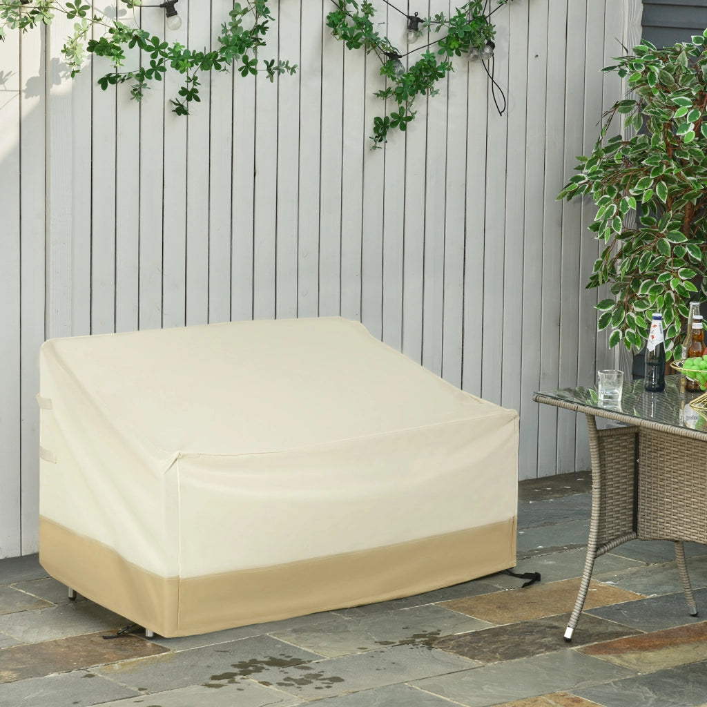 Copertura Protettiva per Banco da Giardino ¨C Zephmum ¨C Grigio 152x87x59/79cm