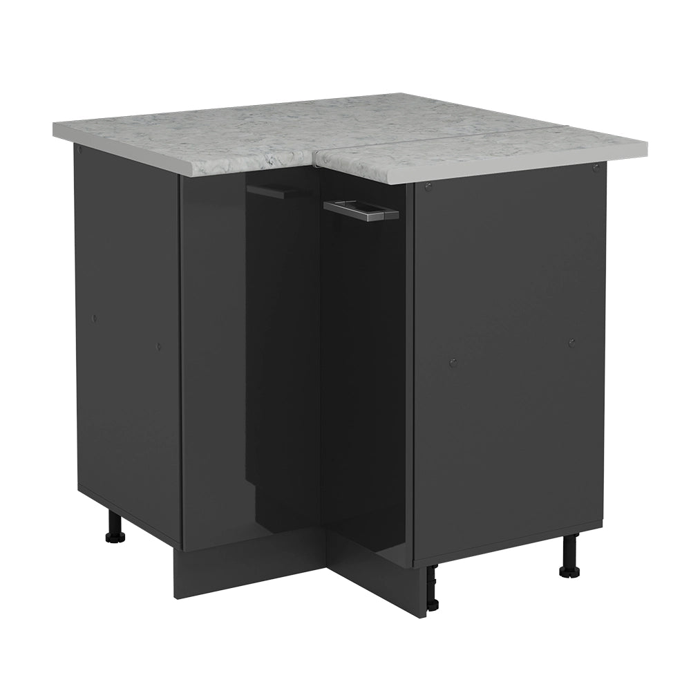 Vicco Mobile ad angolo cucina Antracite lucido 75.6 cm PL Marmo