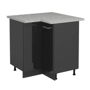 Vicco Mobile ad angolo cucina Antracite lucido 75.6 cm PL Marmo