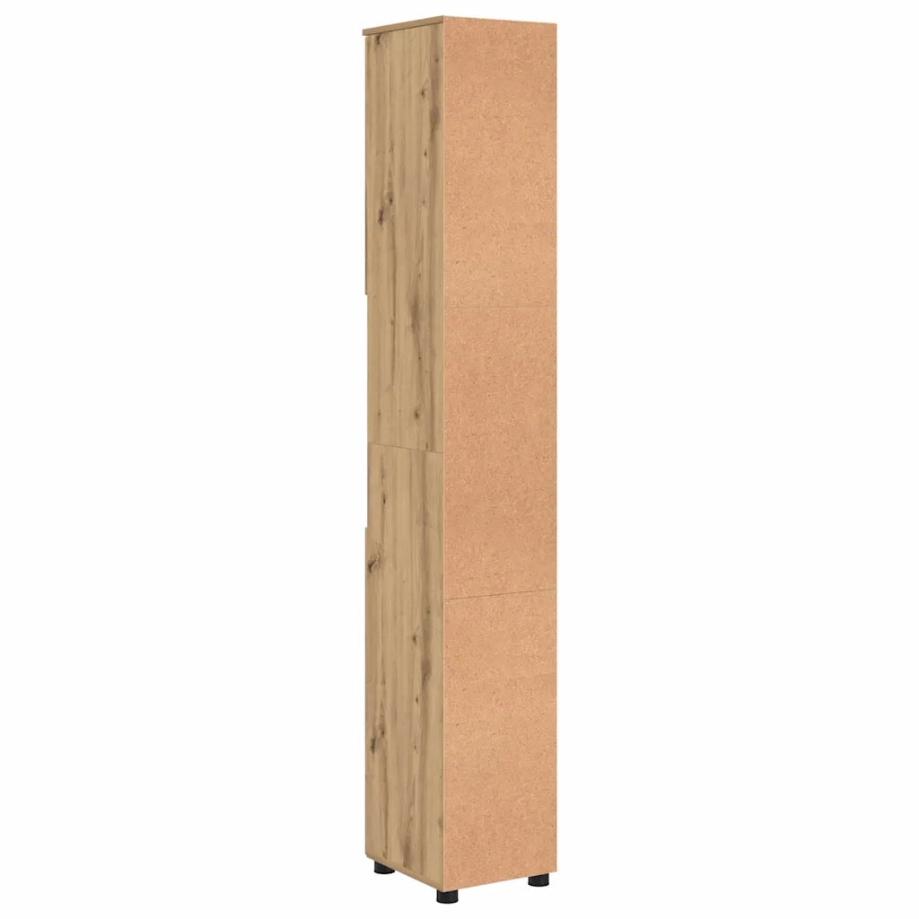 Mobile da Bagno con porta Rovere artigianale 30 x 35 x 192 cm 883343