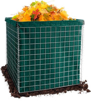Compostatore per giardino da 1000L - 100x100x100cm Compostatore metallico per compostare rifiuti di giardino e cucina