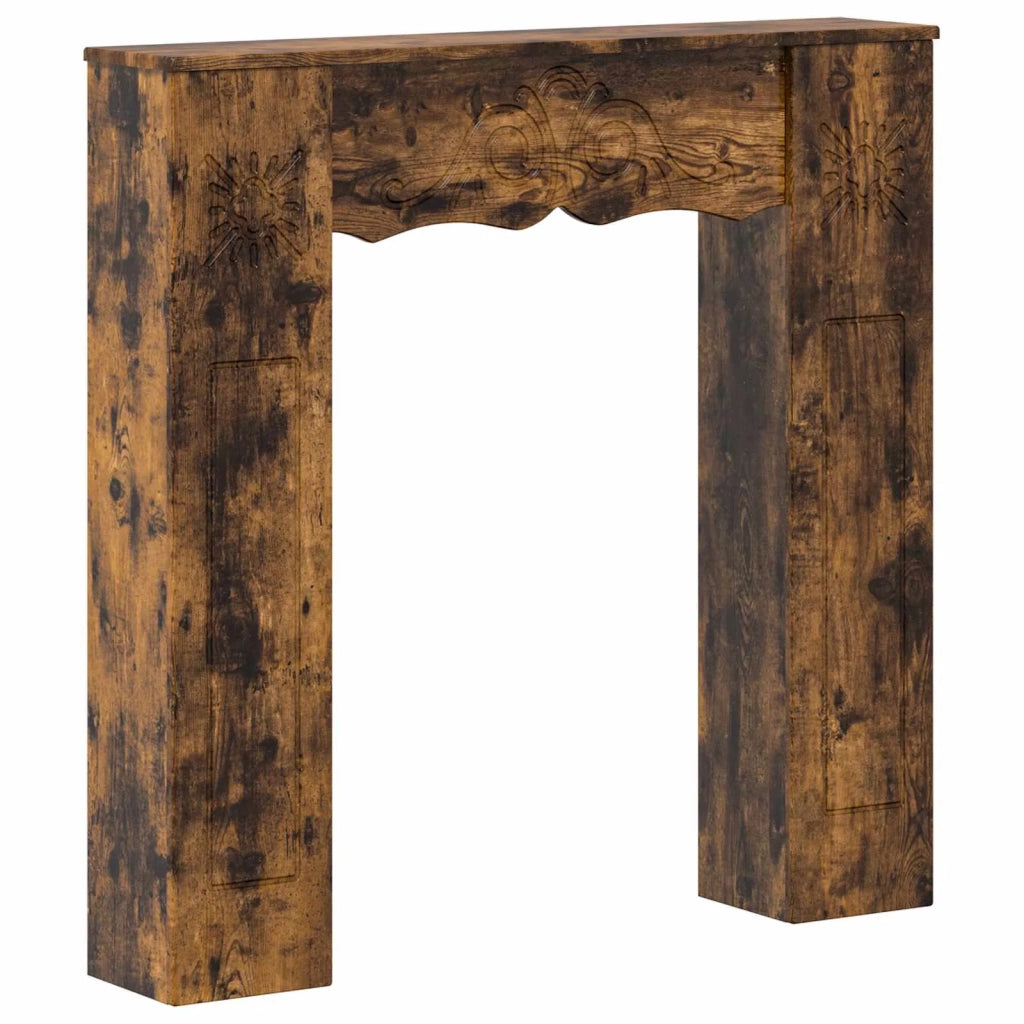 Cornice per camino Rovere Fumo 102 x 20 x 102 cm 8006638
