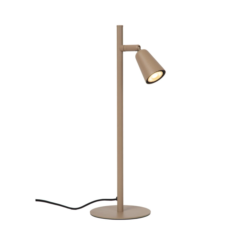 Lampada da tavolo TIANA 1xGU10 taupe metallo Lucide