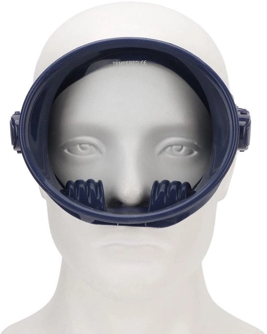 Maschera da subacqueo ovali con lenti antifumo - Regolabile cintura - Materiale siliconico confortevole - Visiera protettiva
