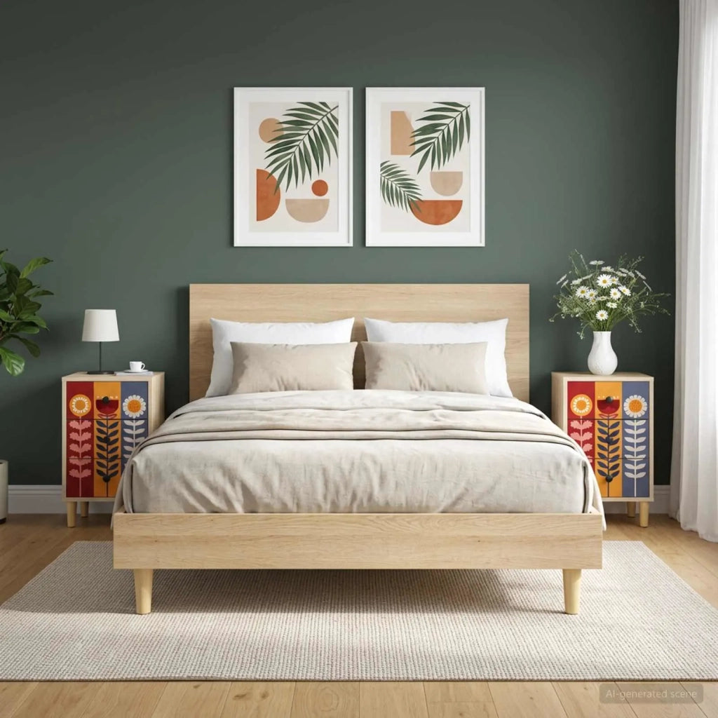 Armadio da Notte ESSEN 2 pz Rovere Sonoma 36 x 33 x 60 cm 8007296