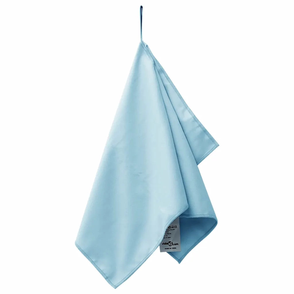 Asciugamani Sportivi 2 pz | Teli per bagno Blu 50 x 30 cm