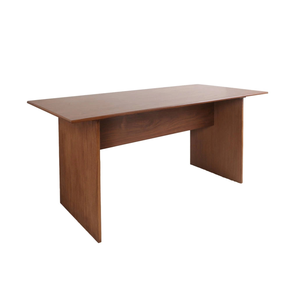 Tavolo da pranzo rettangolare de 4-6 posti a sedere, 170cm, noce