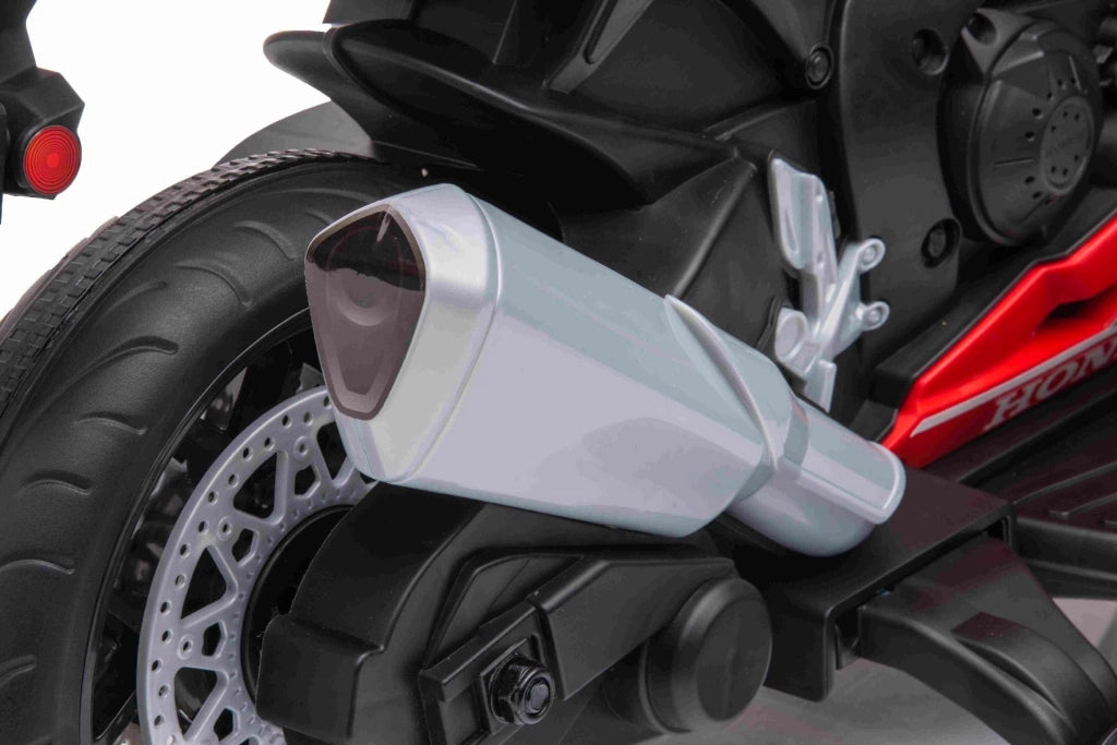 Moto Elettrica per Bambini 12V con Licenza Honda CBR 1000RR Bianca
