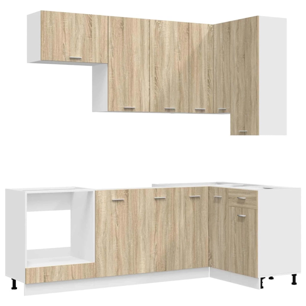 Unità Cucina LYON 8 pcs Rovere Sonoma Legno ingegnerizzato 3438441