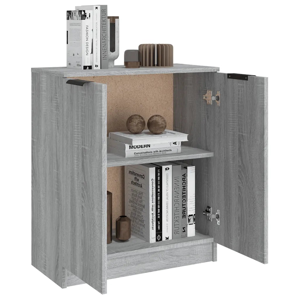 Credenza-Buffet-Armadio da cucina Grigio Sonoma 60x30x70 cm in Legno tecnico 369117