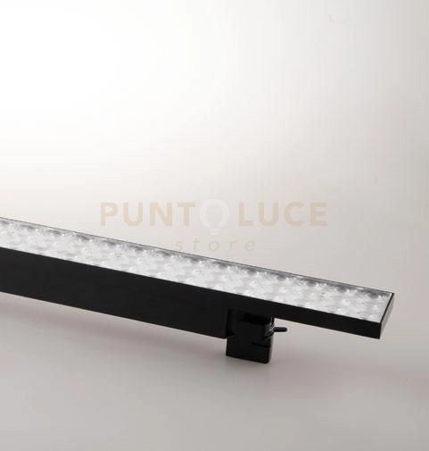 LAMPADA LED LINEARE PER BINARIO MAXWELL NERO 48W 6500LM 4000K 115,16X6,47X7,29CM