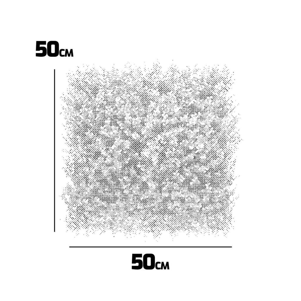 Buxus - Giardino verticale artificiale, set da 4 pannelli 50x50cm