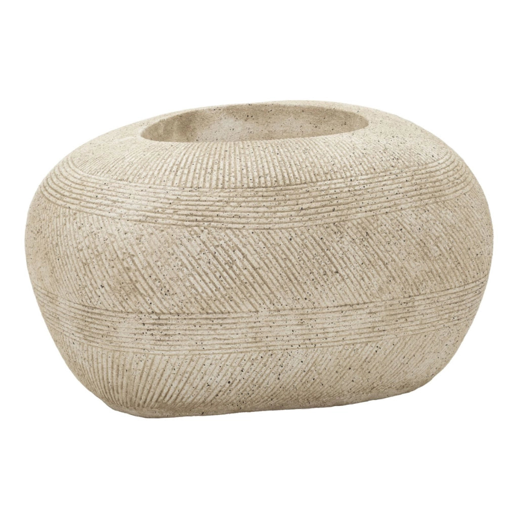 Vaso Decorativo VKH1044, Grigio, Poliresina, 78,5x56x33,5 cm