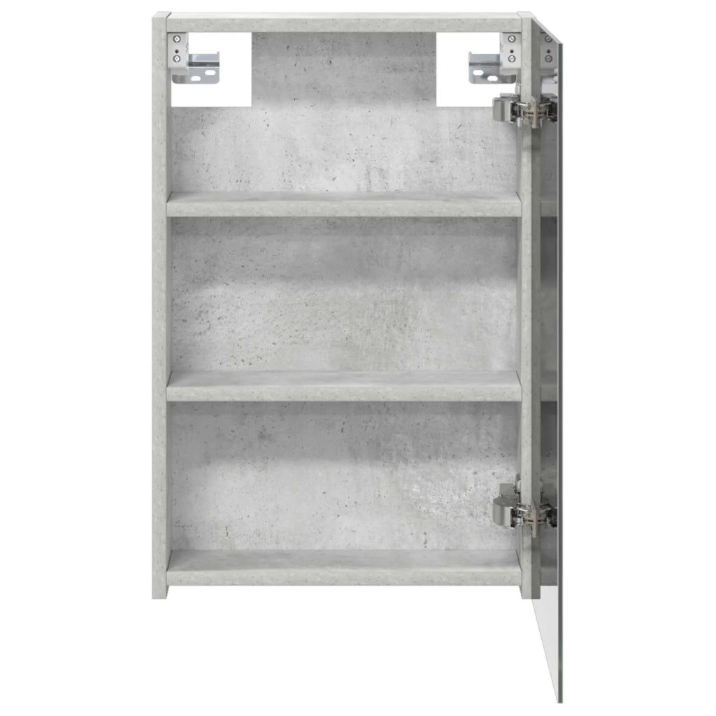 Mobiletto per specchio da bagno con lo scaffale Grigio cemento