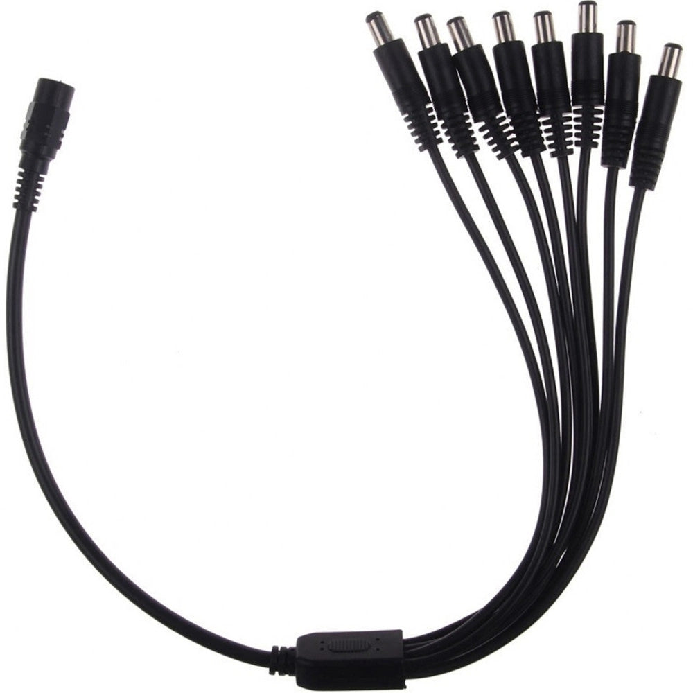 Trade Shop - Cavo A Y 8 Uscite Sdoppiatore Ripartitore Splitter Alimentazione Telecamere Cctv -