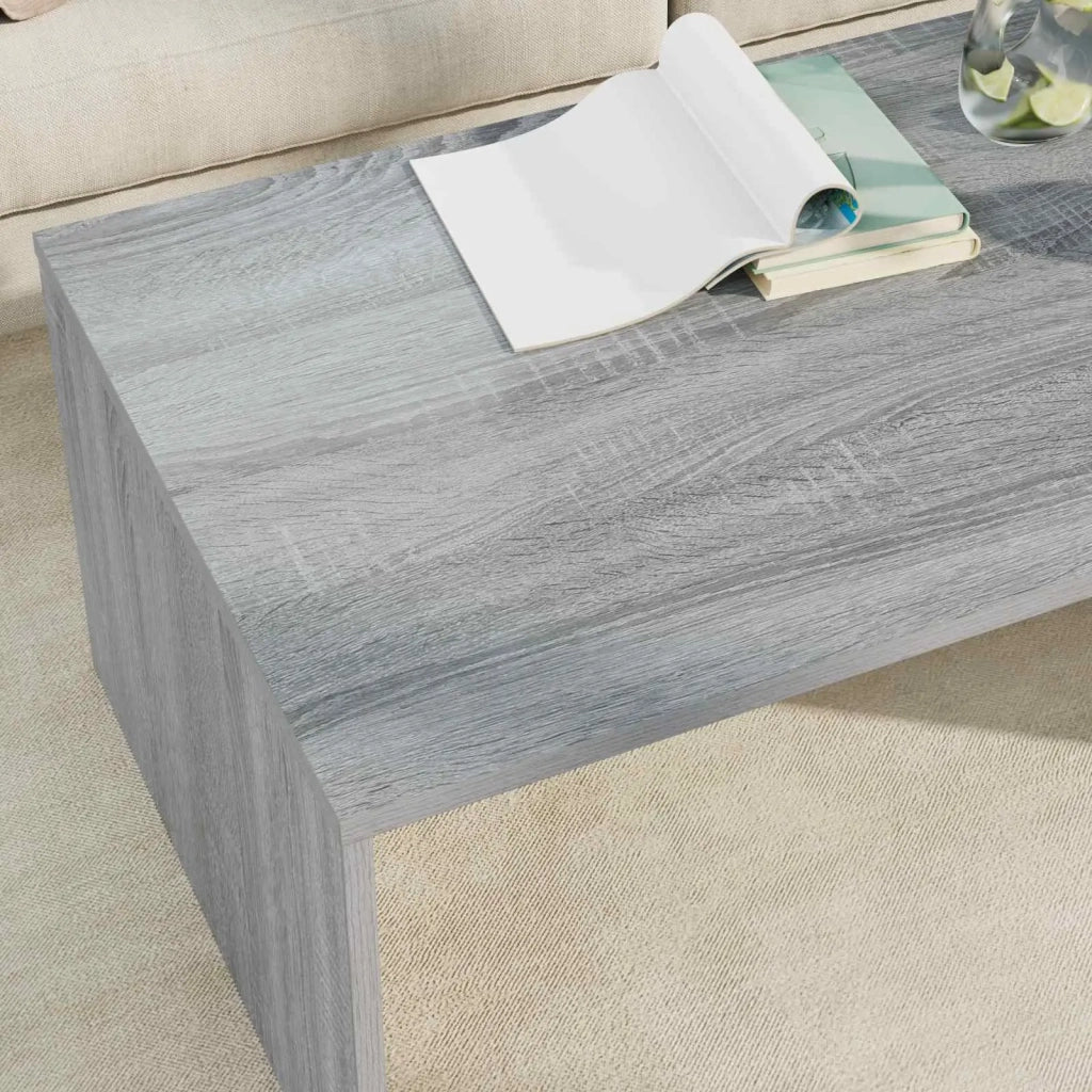 Tavolino da salotto Grigio Sonoma 95 x 50 x 34 cm 8000169