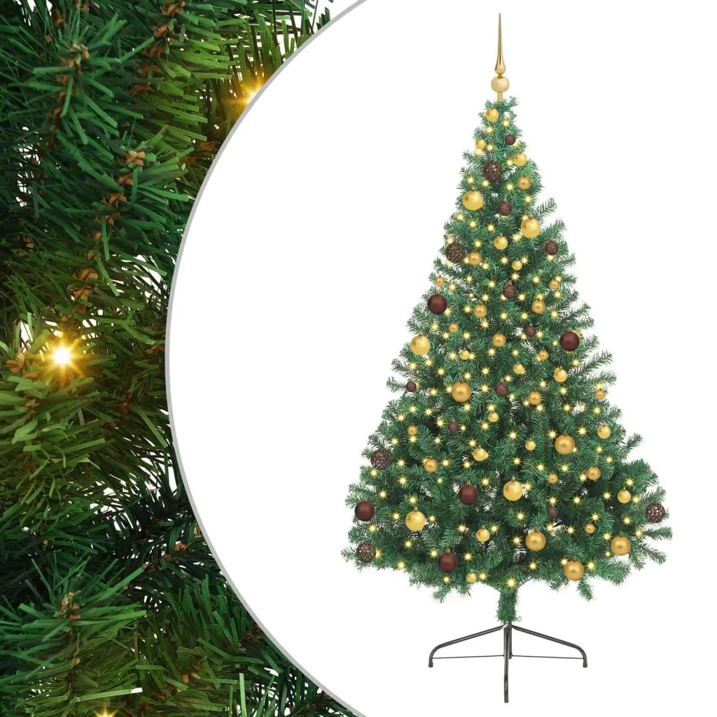 Albero di Natale artificiale con luci integrate Verde 210 cm 3397021