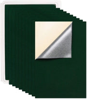 Velluto verde scuro - Autoadesivo - Duraturo e Impermeabile - 20 Pezzi - Ideale per Progetti Fai da Te - Arte e Artigianato