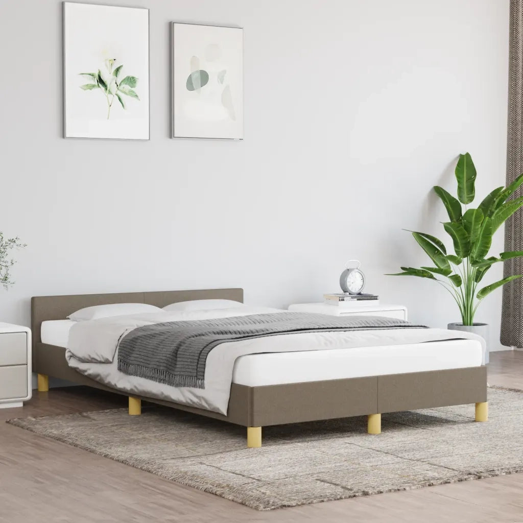 Giroletto senza Materasso Tortora 120x190 cm Tessuto 379538