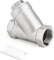 Strainer Y in RVS con Filtro Femmina 1/2" BSP - Duraturo e Inox - Per Sistemi WOG