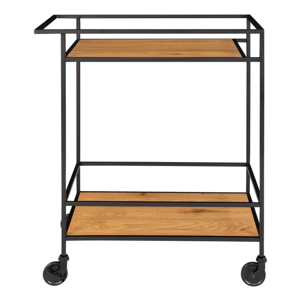 Carrello Vita, Marrone, Metallo, 68x40x79 cm