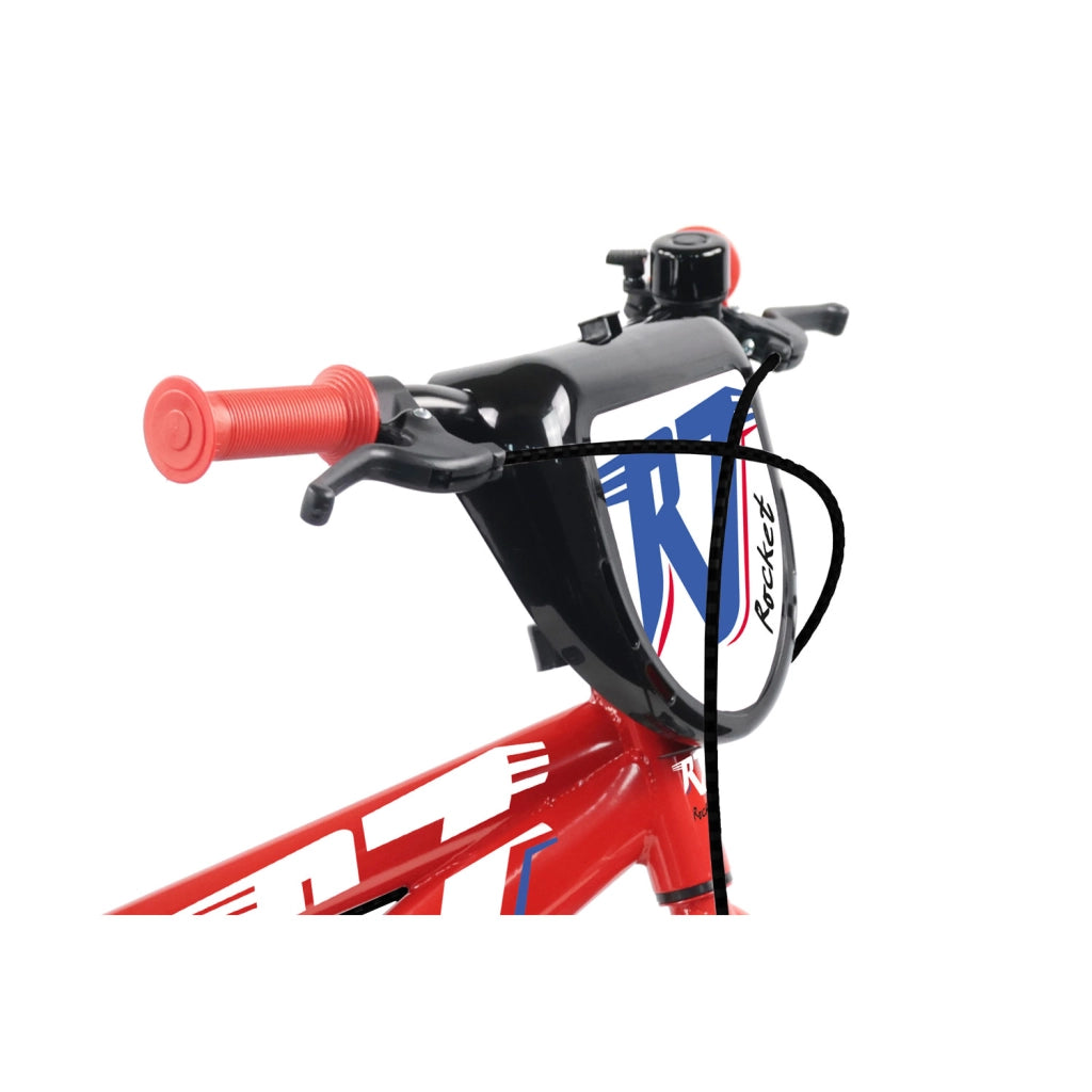 Bicicletta per Bambini 16" Rocket Freni Caliper e Stabilizzatori in Acciaio Hi-Ten Rosso