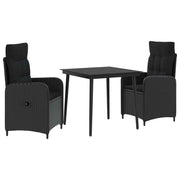 Set 3 pz Tavolo da salotto | Tavolino da caff¨¨ | Tavolino da Soggiorno con cuscino con cuscino Nero