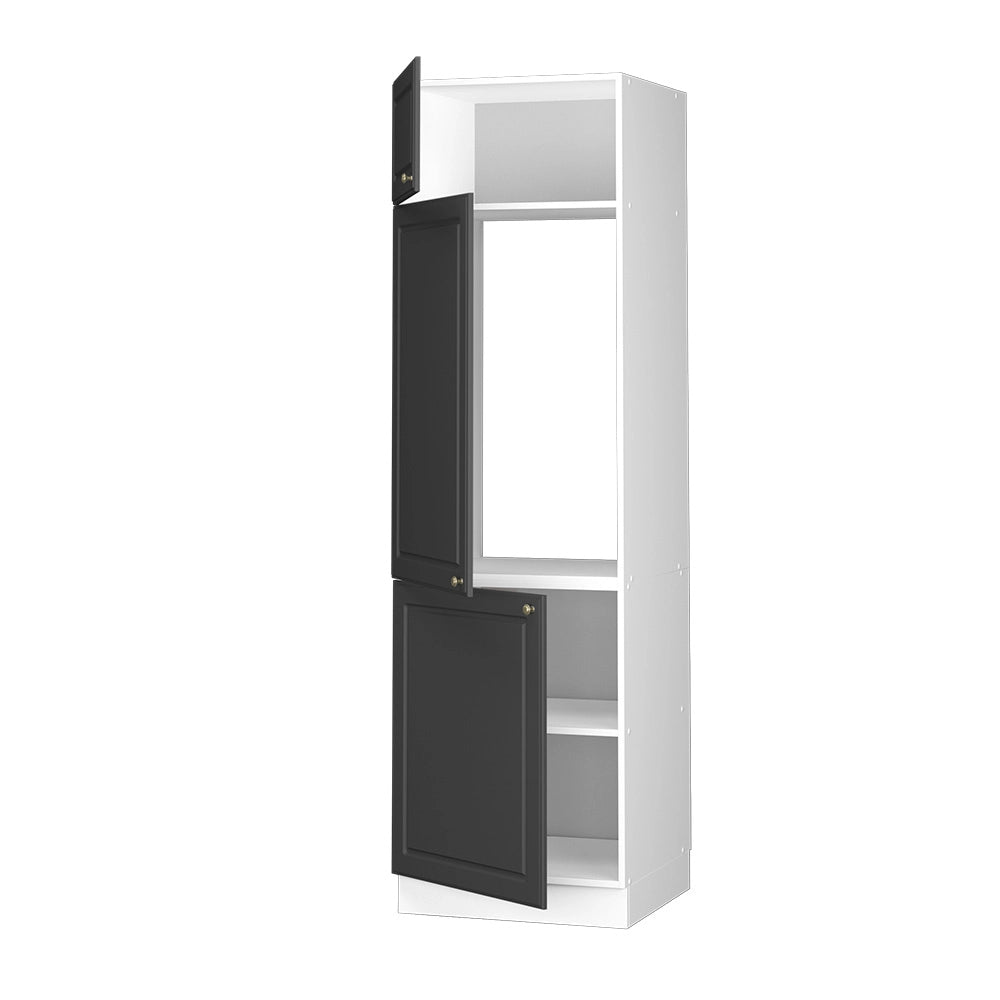 Vicco Armadio frigorifero Antracite-oro 60 cm