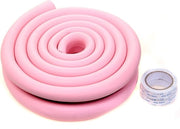 Protezione angolare a forma di U, rafforzamento supplementare, protezione contro gli urti per le gambe dei mobili e delle tavole, cuscino di assorbimento per bambini, paracarro anti-urto, rosa