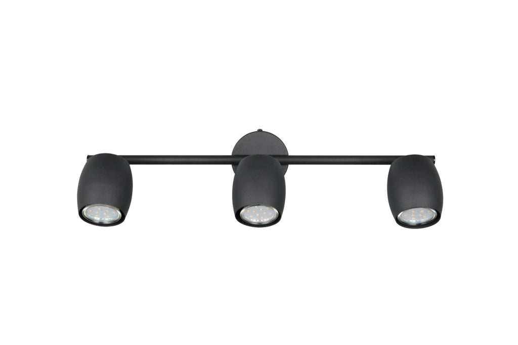 Faretto da soffitto NANCY RL 3xGU10 nero metallo