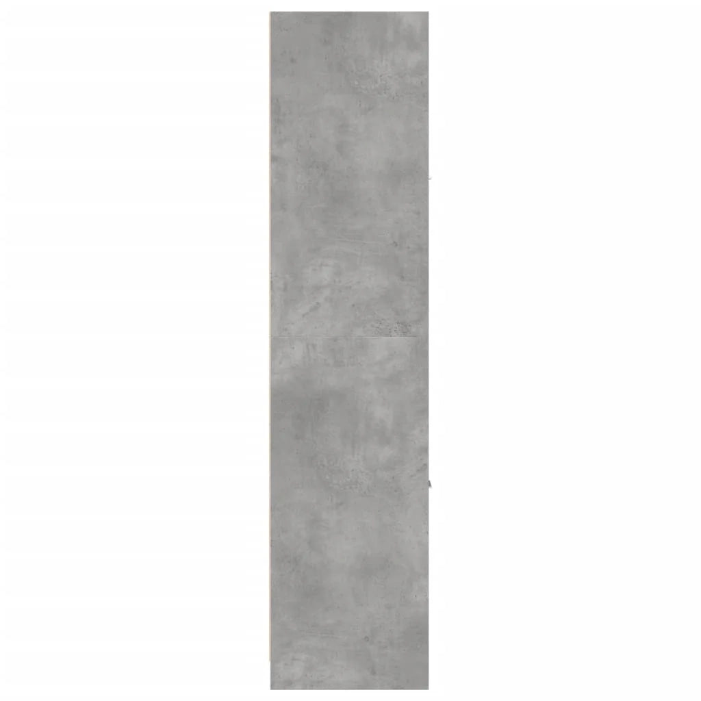 Mobiletto moderno per farmacia grande capacità di stoccaggio 40 x 40,5 x 174,5 cm legno ingegnerizzato grigio cemento 02_0055670