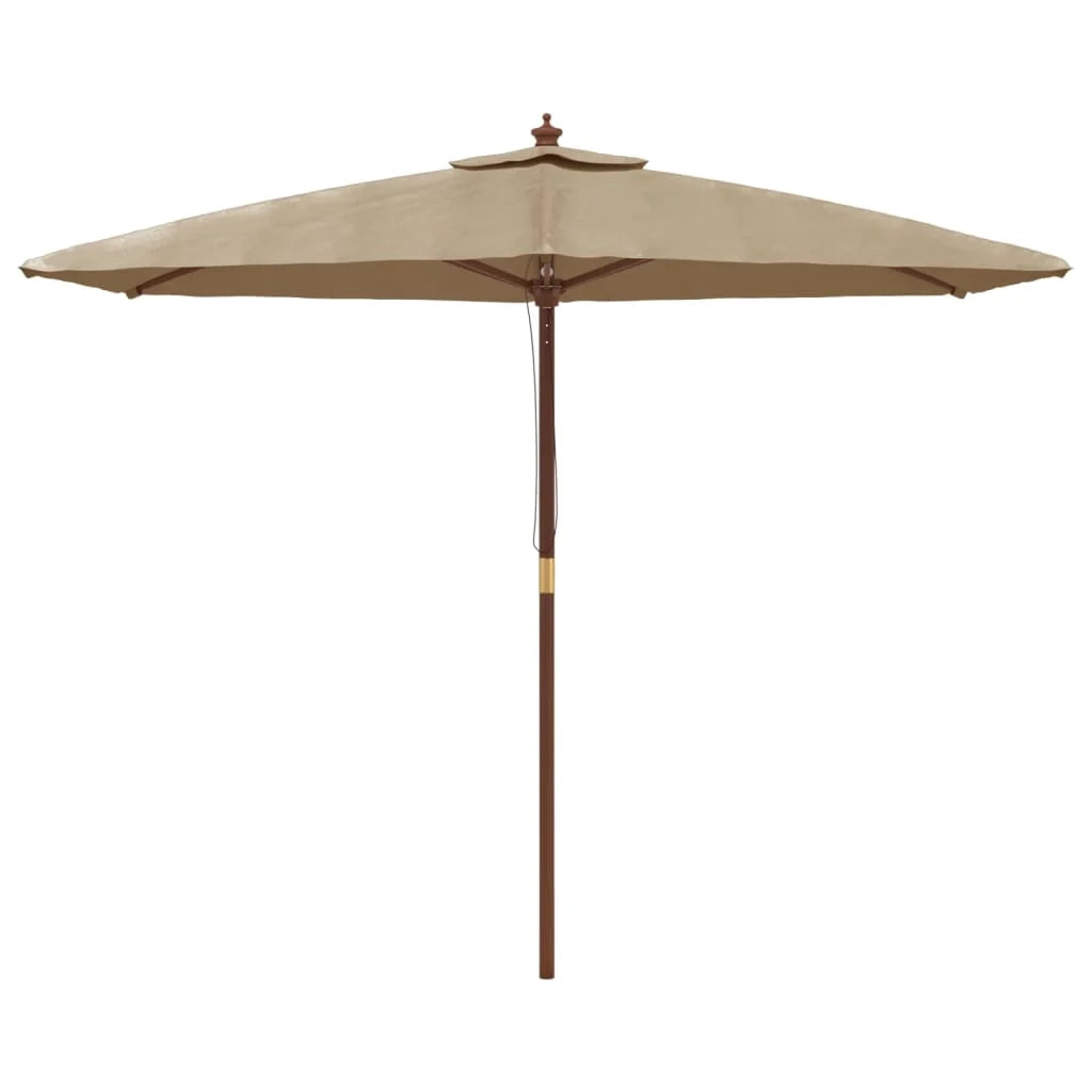 Ombrellone da giardino con palo in legno 299 x 240 cm tortora 02_0008359