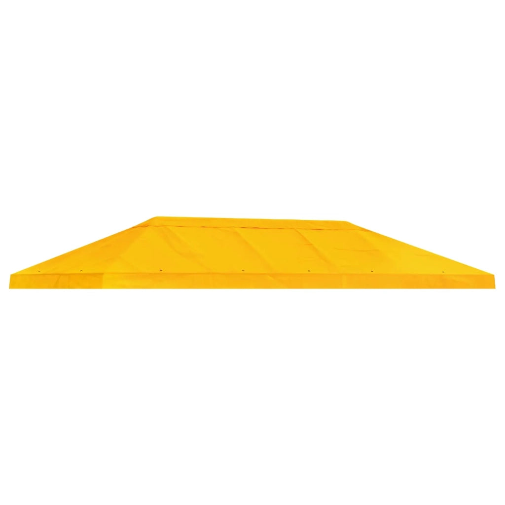Copertura Tenda Gazebo 6 x 3 m Giallo Poliestere 190 900405