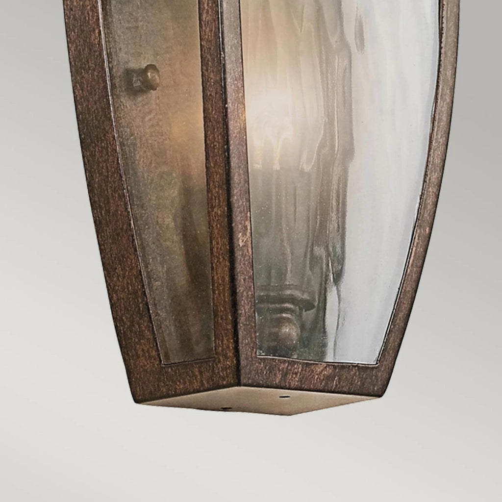 Applique esterna Venetian Rain bronzo E14 60W Kichler