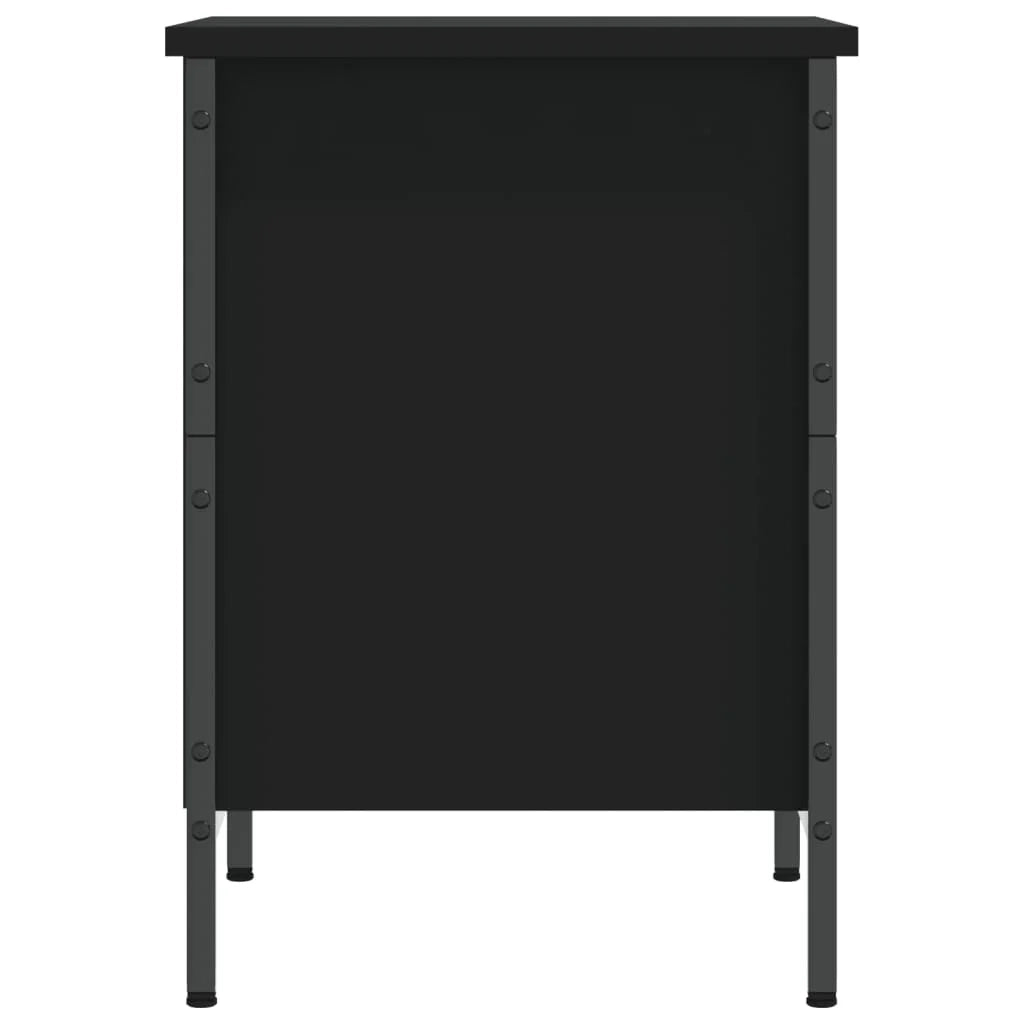 Scarpiera mobile contenitore per scarpe mobile per ingresso/corridoio/soggiorno 38 x 35 x 50 cm legno ingegnerizzato nero 02_0021969