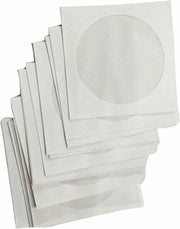Coprioggetto - Protezione per CD e DVD - Mappe di archiviazione - Bianco - 200 pezzi - Adatto per CD e DVD, Copricartoncini.