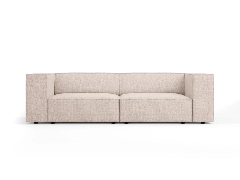 Cosmopolitan Design - Divano "Arendal" 3 posti in ciniglia beige 