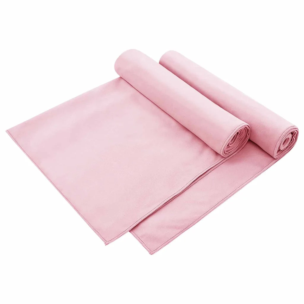 Asciugamani per Sedia Outdoor 2 pcs Rosa 130 x 60 cm 42011512