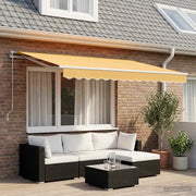 Tenda retrattile Sabbia 600 cm Poliestere e Alluminio 3426472